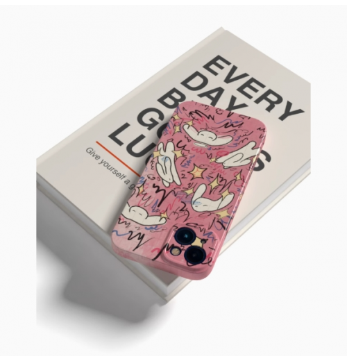 Star Rabbit Art Niche iPhone Case Anti-slip Anti-fall Phone Case