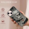 Compatible for iPhone 14 Case, Mysterious Powerful Dragon iPhone Case Drop Protection Slim Shockproof TPU Case Gift for Men Women