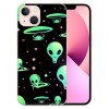 Compatible for iPhone 14 Pro Case, Mysterious Alien UFO iPhone Case Drop Protection Slim Shockproof TPU Case Gift for Men Women