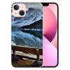 Compatible for iPhone 13 Pro Case, Aesthetic Nature Snow Mountain Lake iPhone Case Drop Protection Slim Shockproof TPU Clear Case Gift for Men Women