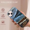 Compatible for iPhone 13 Pro Case, Aesthetic Nature Snow Mountain Lake iPhone Case Drop Protection Slim Shockproof TPU Clear Case Gift for Men Women