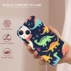 Compatible for iPhone 13 Pro Case, Colorful Cute Cartoon Dinosaur Printed iPhone Case Drop Protection Slim Shockproof TPU Clear Case Gift for Men Women