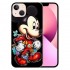 Compatible with iPhone 13 Pro Case Mickey Mouse Cartoon Print Crystal Clear Slim Soft TPU Bumper Anti-Scratch Four Corners Cushion Shockproof Protection Hard Back Cover