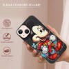 Compatible with iPhone 13 Pro Case Mickey Mouse Cartoon Print Crystal Clear Slim Soft TPU Bumper Anti-Scratch Four Corners Cushion Shockproof Protection Hard Back Cover