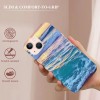 Compatible for iPhone 12 Case iPhone 12 Pro Case, Aesthetic Beach Wave Sunset Glow iPhone Case Drop Protection Slim Shockproof TPU Clear Case Gift for Men Women