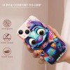 Compatible with iPhone 13 Pro Case Stitch Cartoon Print Crystal Clear Slim Soft TPU Bumper Anti-Scratch Four Corners Cushion Shockproof Protection Hard Back Cover