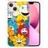 Cute Flower Case Girls Women Cute Face Print Case Floral Design Shockproof Protective Cases Soft TPU Hard Back Anti-Scratch Cover