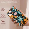 Hippie Flower Case Indie Aesthetic Cute Mushroom Graphic Print Shockproof Protective Case Soft TPU Hard Back Anti-Scratch Cover