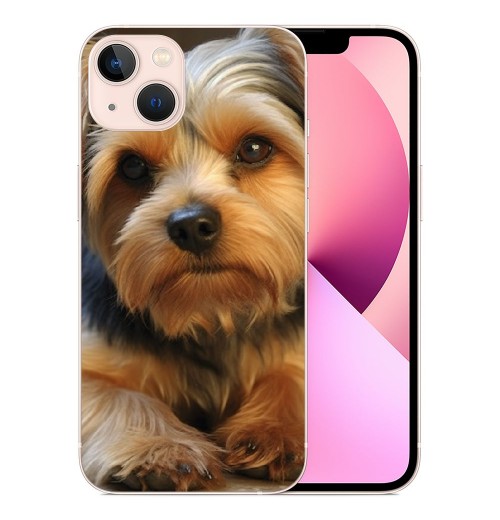 Compatible for iPhone 13 Pro Max Case, Cute Funny Sherena Dog Pet Dog iPhone Case Drop Protection Slim Shockproof TPU Clear Case Gift for Men Women