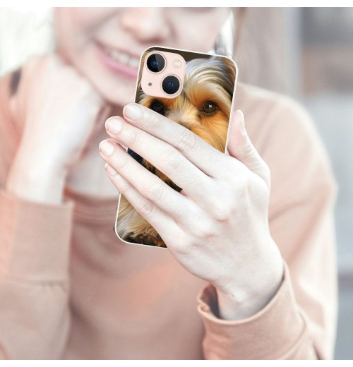 Compatible for iPhone 13 Pro Max Case, Cute Funny Sherena Dog Pet Dog iPhone Case Drop Protection Slim Shockproof TPU Clear Case Gift for Men Women