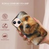 Compatible for iPhone 13 Pro Max Case, Cute Funny Sherena Dog Pet Dog iPhone Case Drop Protection Slim Shockproof TPU Clear Case Gift for Men Women