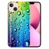 Compatible for iPhone 14 Pro Max Case, Aesthetic Colorful Rainbow Drops iPhone Case Drop Protection Slim Shockproof TPU Case Gift for Men Women