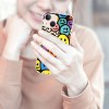 Cute Face Case Girls Women Cute Face Print Case Hippie Indie Design Shockproof Protective Cases Soft TPU Hard Back Anti-Scratch Cover