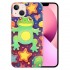 Cute Case Girls Women Cartoon Frog Print Case Kawaii Design Shockproof Protective Cases Soft TPU Hard Back Anti-Scratch Cover for iPhone 13/14 Pro