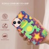 Cute Case Girls Women Cartoon Frog Print Case Kawaii Design Shockproof Protective Cases Soft TPU Hard Back Anti-Scratch Cover for iPhone 13/14 Pro