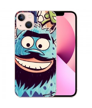 Cute Cartoon Monster Case Girls Women Funny Kawaii Printed Shockproof Protective Case Soft TPU Hard Back Anti-Scratch Cover for iPhone 13/13Pro