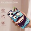 Cute Cartoon Monster Case Girls Women Funny Kawaii Printed Shockproof Protective Case Soft TPU Hard Back Anti-Scratch Cover for iPhone 13/13Pro