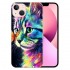 Cute Cat, Animal Cartoon Pattern Design Clear TPU Phone Cases Soft Flexiable Slim Protective Cases, Anti-Scratch Shock Absorbing