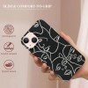 Abstract Art Case Line Face Print Shockproof Protective Cases Soft TPU Hard Back Anti-Scratch Cover