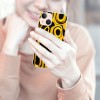 Lovely Case Yellow Trippy Cute Face Print Shockproof Protective Cases Soft TPU Hard Back Anti-Scratch Cover