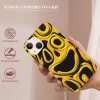 Lovely Case Yellow Trippy Cute Face Print Shockproof Protective Cases Soft TPU Hard Back Anti-Scratch Cover