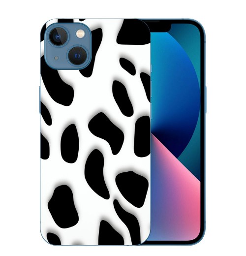 Cow Print iPhone Case Anti Slip and Drop Resistant Case for iPhone 15 Pro Max