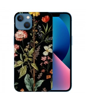 Healing Black Print iPhone Case Anti Slip and Drop Resistant Case for iPhone 15 Pro Max