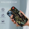 Healing Black Print iPhone Case Anti Slip and Drop Resistant Case for iPhone 15 Pro Max