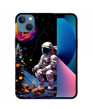 Moon Camping Print iPhone Case Anti Slip and Drop Resistant Case for iPhone 15 Pro Max