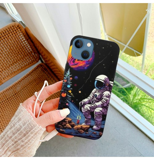 Moon Camping Print iPhone Case Anti Slip and Drop Resistant Case for iPhone 15 Pro Max