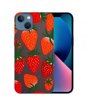 Strawberry Print iPhone Case Anti Slip and Drop Resistant Case for iPhone 15 Pro Max