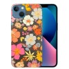 Retro Boho Hippie Flowers iPhone Case Anti Slip and Drop Resistant Case for iPhone 15 Pro Max