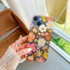 Retro Boho Hippie Flowers iPhone Case Anti Slip and Drop Resistant Case for iPhone 15 Pro Max